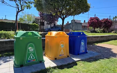 El reciclaje suma fuerza en Santa María de Punilla con puntos verdes en toda la ciudad
