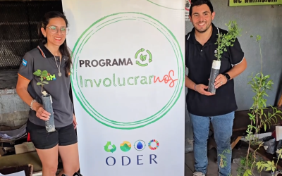 Jornada de compostaje y forestación en Santa María de Punilla 