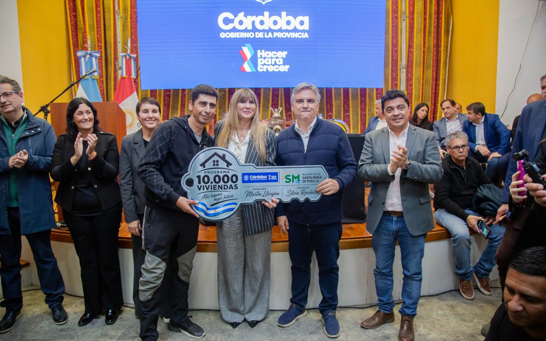 Un día histórico para Santa María de Punilla: por primera vez como ciudad, recibimos a nuestro gobernador